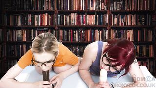 eva ray, roby cox -- bukkake for the library geeks