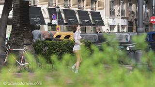 Bralessforever - Elfa in a Tiny Top