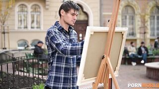 Lia Lin - Art session turns into fuck session