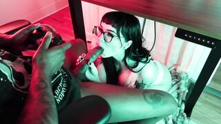 naomih666 under the desk