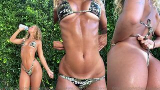 Claire Stone Wet Striptease Video Leaked