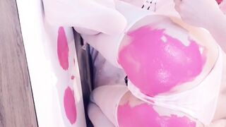 Belle Delphine Ass Painting Set Leaked (Video 2)