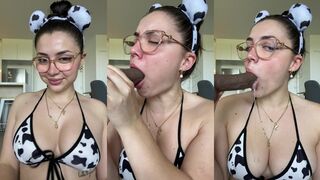 lilith cavaliere bbc dildo blowjob ppv
