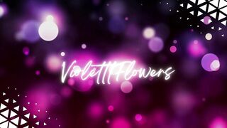 Violetttflowers's Room @ Chaturbate - Creamy and Screamy BG Vid!