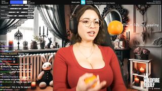 Sweet Anita Jiggle Juggle Titty Charity Twitch Stream January 16