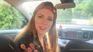 Ivory fox ppv sex tape in the car onlyfans