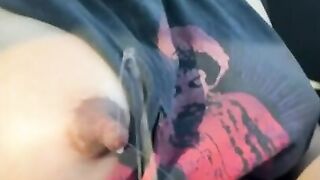 Stormi Maya - Unexpected  Unstoppable Lactation In The Car -