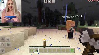 Toni Camille playing minecraft ft Bonnie