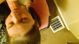 Wife's friend sucks cock to prove a point