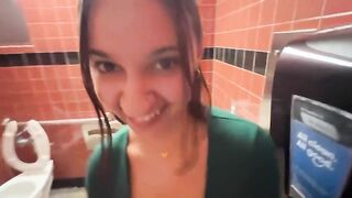 Hailey Rose Creampie my step sister in Whole Foods public bathroom