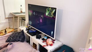 F.J OF - Gamer Girl Gets Pussy Fucked