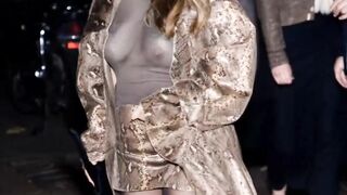 selena gomez see thru boobs public